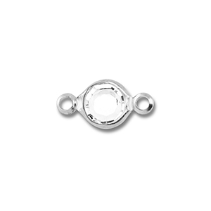 Zubeh&ouml;r aus Stainless Steel - Rostfreiem Stahl Connector Round Silver-transparent