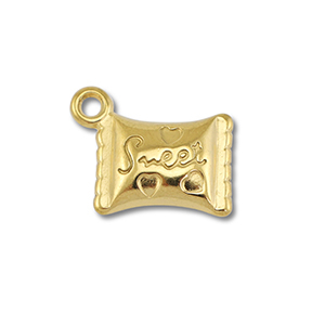 Anh&auml;nger aus Stainless Steel - Rostfreiem Stahl Candy Gold
