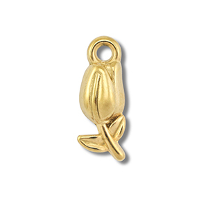 Anh&auml;nger aus Stainless Steel - Rostfreiem Stahl Tulip Gold