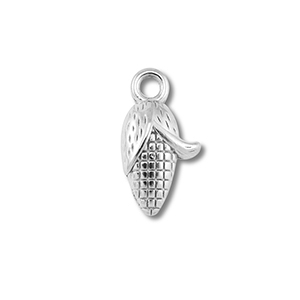 Anh&auml;nger aus Stainless Steel - Rostfreiem Stahl Corn on the Cob Silver