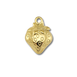 Anh&auml;nger aus Stainless Steel - Rostfreiem Stahl Strawberry Gold