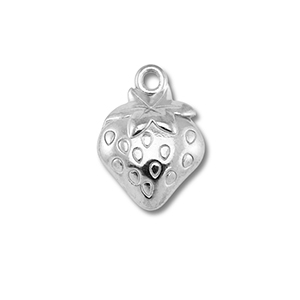 Anh&auml;nger aus Stainless Steel - Rostfreiem Stahl Strawberry Silver