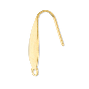 Zubeh&ouml;r aus Stainless Steel - Rostfreiem Stahl Ohrringe / Ohrh&auml;nger with Loop Gold