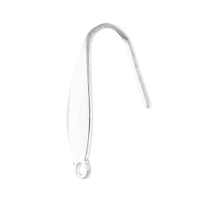 Zubeh&ouml;r aus Stainless Steel - Rostfreiem Stahl Ohrringe / Ohrh&auml;nger with Loop Silver