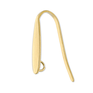 Zubeh&ouml;r aus Stainless Steel - Rostfreiem Stahl Ohrringe / Ohrh&auml;nger with Loop Gold