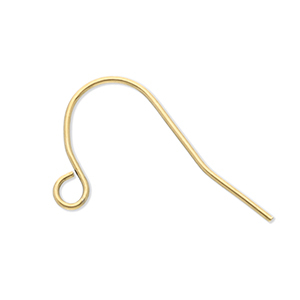 Zubeh&ouml;r aus Stainless Steel - Rostfreiem Stahl Ohrringe / Ohrh&auml;nger with Loop Gold