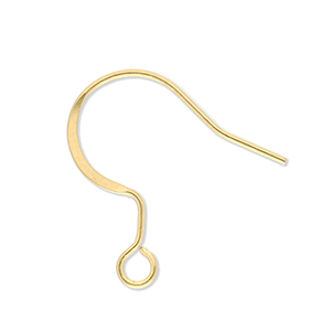 Zubeh&ouml;r aus Stainless Steel - Rostfreiem Stahl Ohrringe / Ohrh&auml;nger with Loop Gold