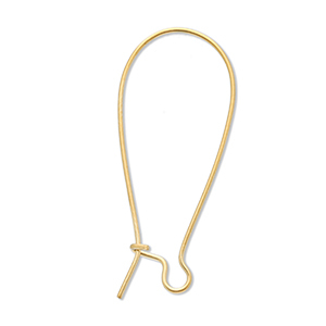 Zubeh&ouml;r aus Stainless Steel - Rostfreiem Stahl Ohrh&auml;nger verschliessbar Gold