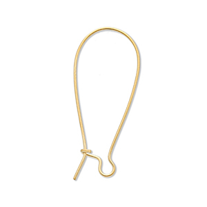 Zubeh&ouml;r aus Stainless Steel - Rostfreiem Stahl Ohrh&auml;nger verschliessbar Gold