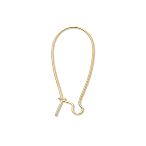 Zubeh&ouml;r aus Stainless Steel - Rostfreiem Stahl Ohrh&auml;nger verschliessbar Gold