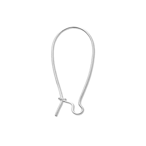 Zubeh&ouml;r aus Stainless Steel - Rostfreiem Stahl Ohrh&auml;nger verschliessbar Silver