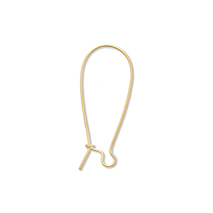 Zubeh&ouml;r aus Stainless Steel - Rostfreiem Stahl Ohrh&auml;nger verschliessbar Gold