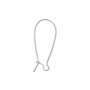 Zubeh&ouml;r aus Stainless Steel - Rostfreiem Stahl Ohrh&auml;nger verschliessbar Silver