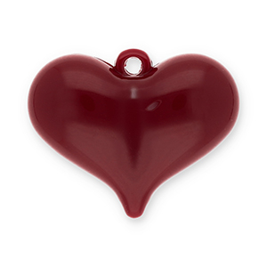 Statement-Anh&auml;nger Heart Rust red