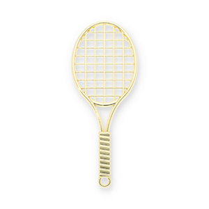 Statement-Anh&auml;nger Tennisracket Gold