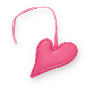Statement-Anh&auml;nger Heart Amaranth pink