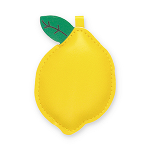 Statement-Anh&auml;nger Lemon Warm yellow-green-black