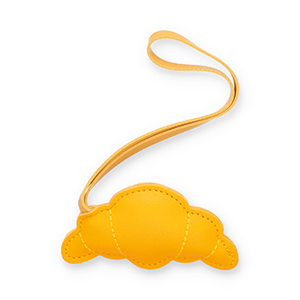 Statement-Anh&auml;nger Croissant Yellow orange