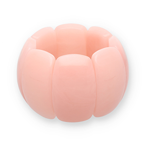 Armb&auml;nder aus Resin Light apricot pink