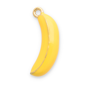 Anh&auml;nger aus Stainless Steel - Rostfreiem Stahl Banana Gold-yellow
