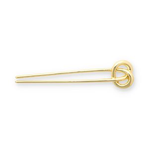 Haarschmuck Franz&ouml;sische Haarnadel Knot Gold