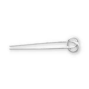 Haarschmuck Franz&ouml;sische Haarnadel Knot Silver