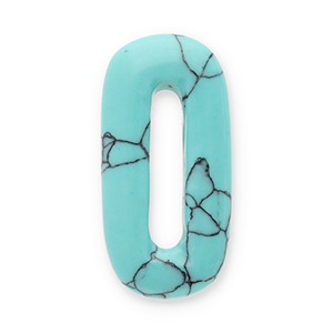 Anh&auml;nger Naturstein Turquoise Oval Turquoise