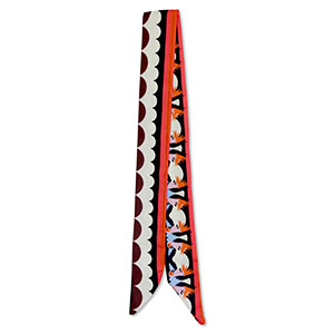 Bandana Schal with Birds Multicolour