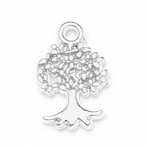 Anh&auml;nger Metall DQ Tree Antik silber (Nickelfrei)