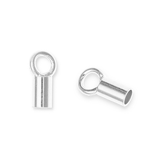 Zubeh&ouml;r Eco-brass&reg; Metall DQ Endkappe Antik silber (Nickelfrei)