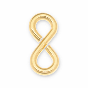 Zubeh&ouml;r Eco-brass&reg; Metall DQ Bindering "8" Gold (Nickelfrei)