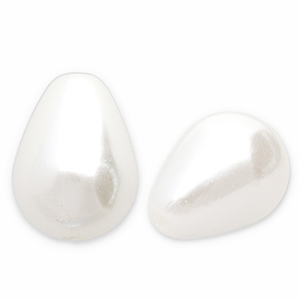 Perlenimitate Drop White