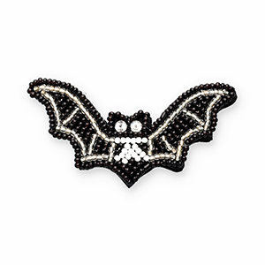 Broschen Bat Black