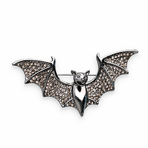 Broschen Bat Grey