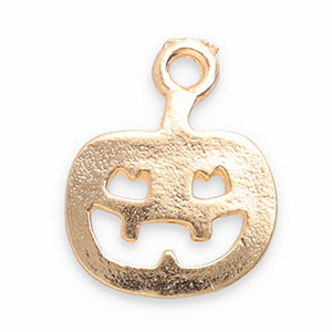 Anh&auml;nger Metall Pumpkin Gold