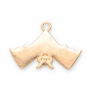 Anh&auml;nger Metall Bat Gold
