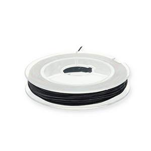 Schmuckdraht Elastik 0.8mm Black