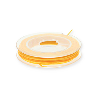 Schmuckdraht Elastik 0.8mm Yellow orange