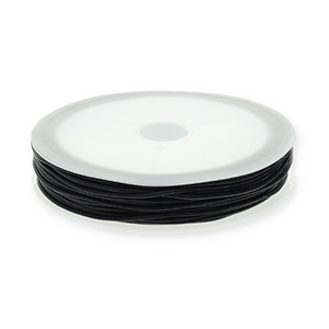 Schmuckdraht Elastik 0.8mm Black