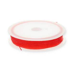 Schmuckdraht Elastik 0.8mm Red