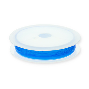 Schmuckdraht Elastik 0.5mm Blue