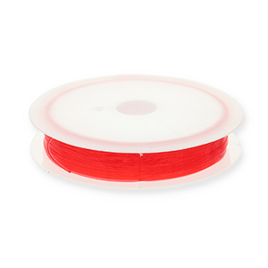 Schmuckdraht Elastik 0.5mm Red