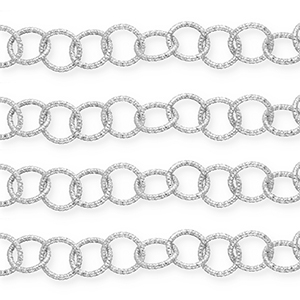 Zubeh&ouml;r aus Aluminium Gliederkette Silver