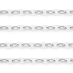 Zubeh&ouml;r aus Aluminium Gliederkette Ankerkette Silver