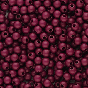 4 mm Perlen aus Acryl Shiny Burgundy brown