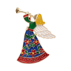 Broschen Angel Gold-multicolour