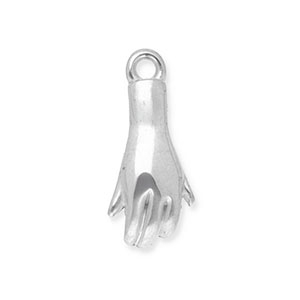 Anh&auml;nger aus Stainless Steel - Rostfreiem Stahl Hand Silver