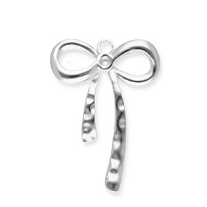 Anh&auml;nger aus Stainless Steel - Rostfreiem Stahl Bow Silver