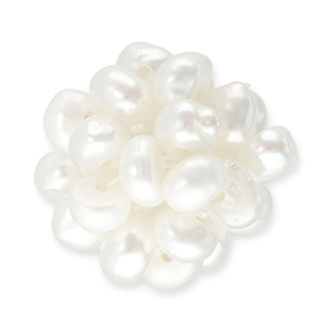 S&uuml;sswasser Perlen Clustered Natural white