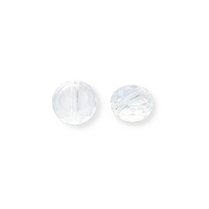 Facetten Top Glas Perlen Transparent-AB coating